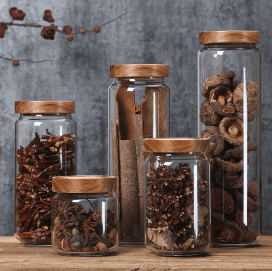 Glass Kitchen Storage Tank - huemabe - Creative Home Decor