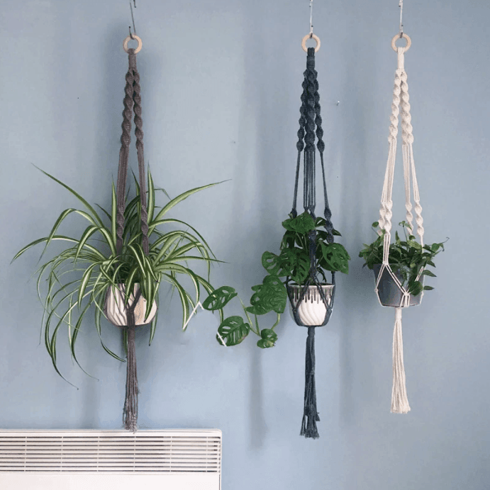macrame plant hanger decor Macrame Plant Hangers – huemabe
