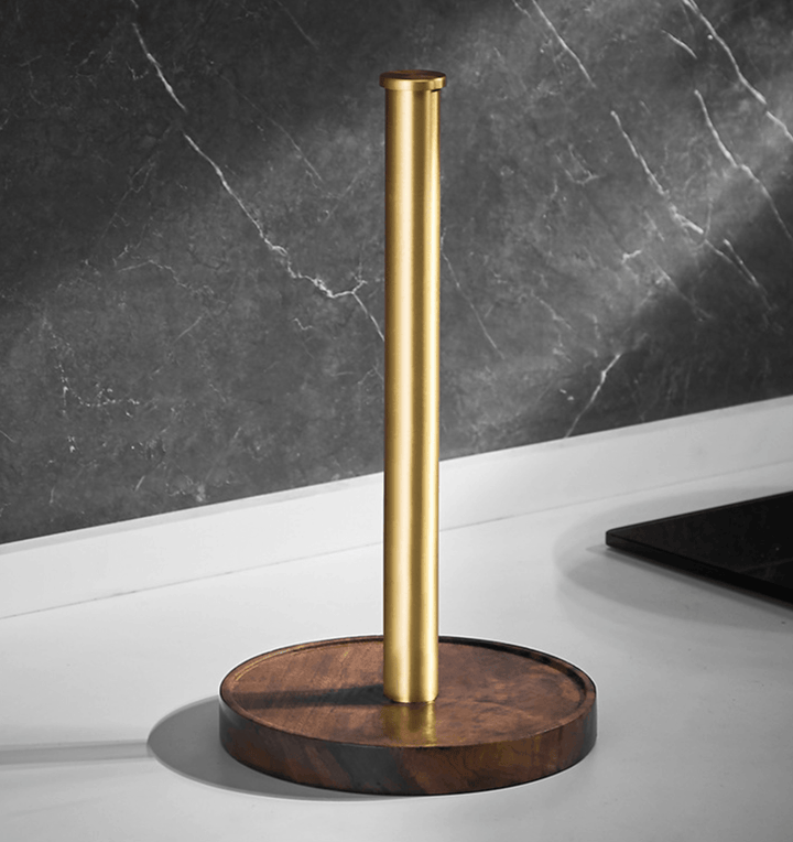 Modern Walnut Kitchen Roll Paper Holder - huemabe - Creative Home Decor