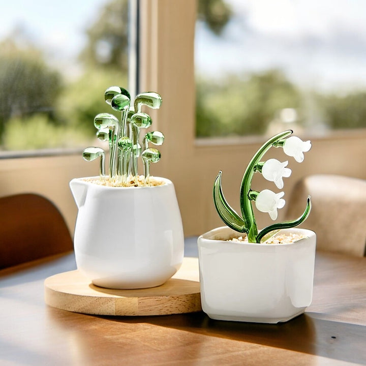 Creative Mini Simulation Glass Plants