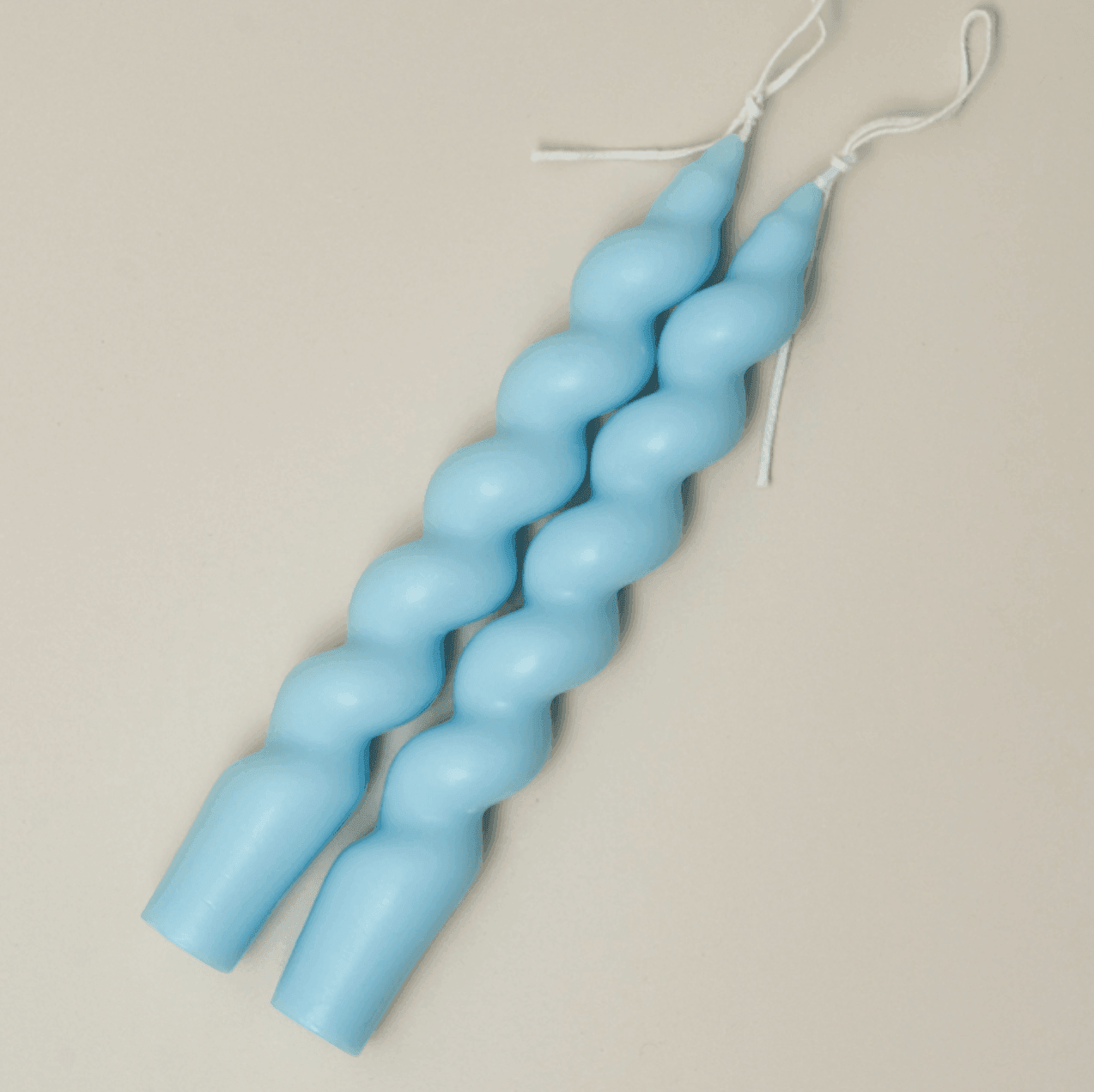 2pcs Blue Scented Spiral Candles - huemabe - Creative Home Decor