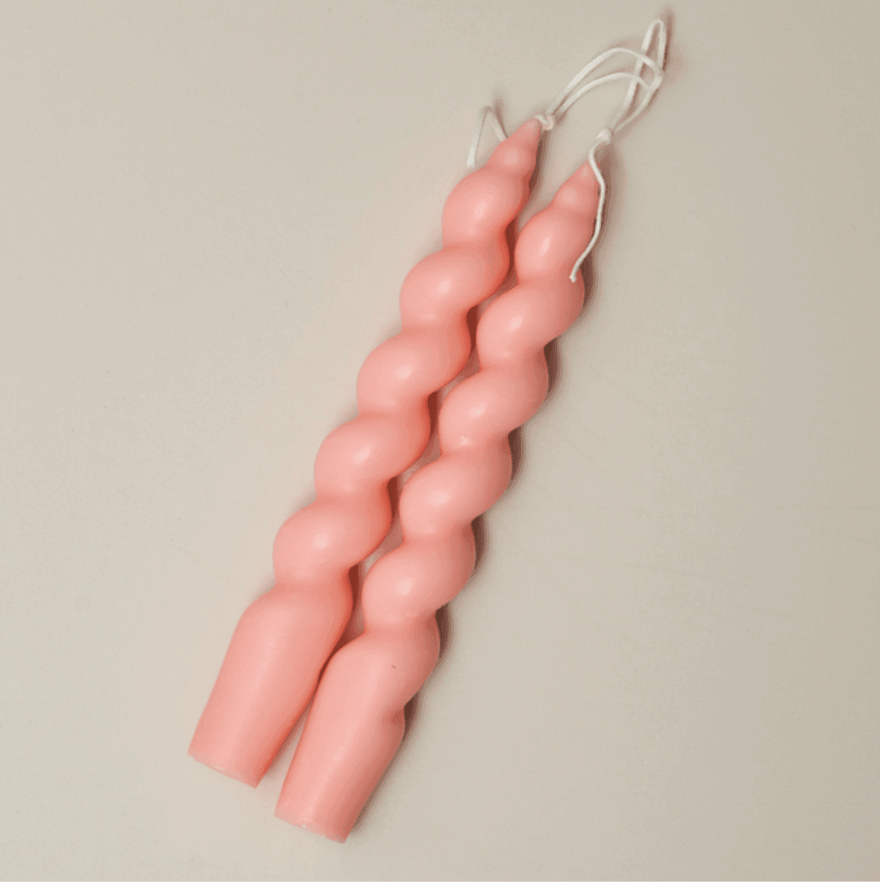 2pcs Pink Scented Spiral Candles - huemabe - Creative Home Decor