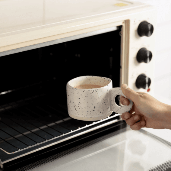 300ml Ring Handle Ceramic Mug - huemabe - Creative Home Decor