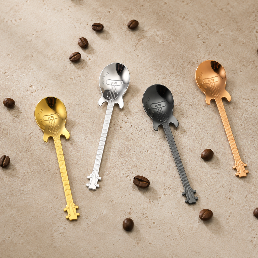 304 Stainless Steel Guitar Spoon Coffee Stirrer