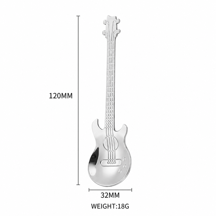 304 Stainless Steel Guitar Spoon Coffee Stirrer