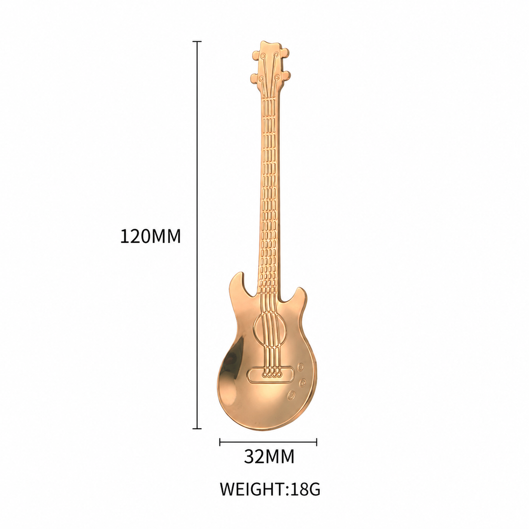 304 Stainless Steel Guitar Spoon Coffee Stirrer