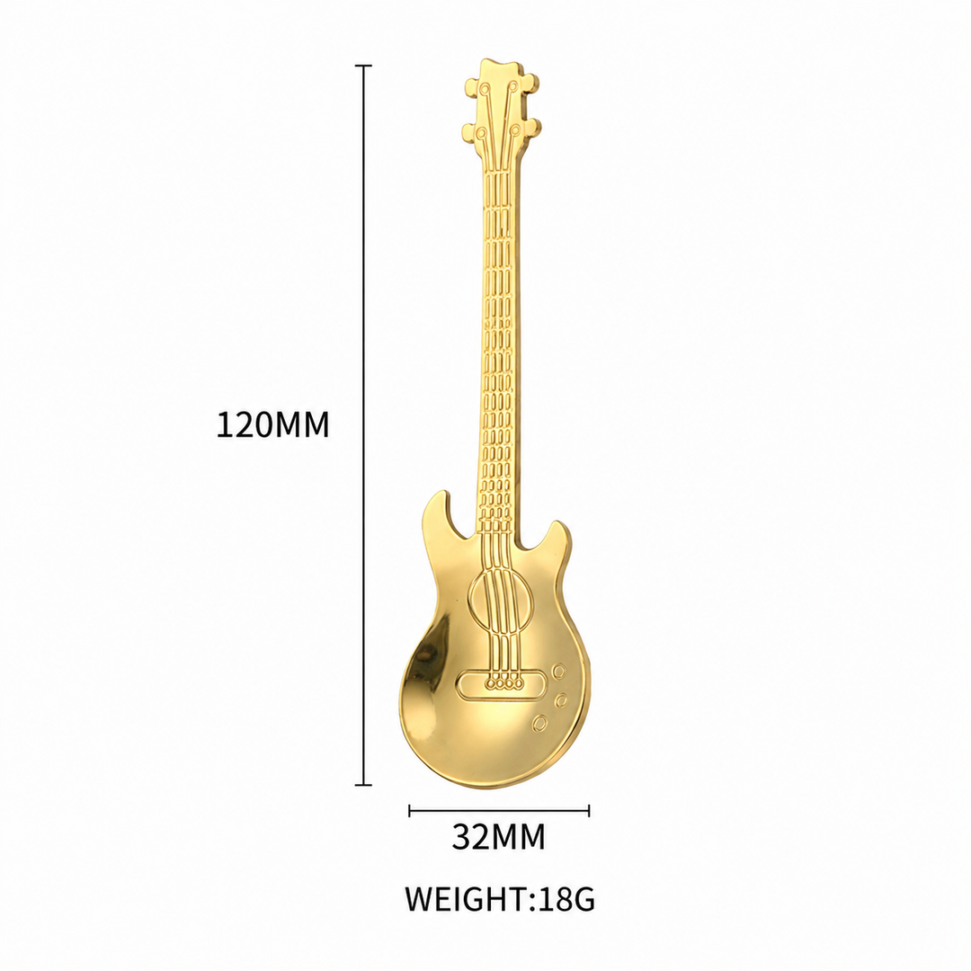 304 Stainless Steel Guitar Spoon Coffee Stirrer