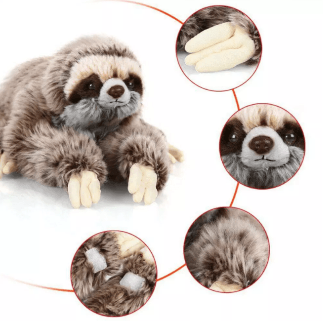 35cm Sloth Plush Toy - huemabe - Creative Home Decor