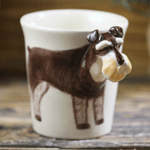 3D Schnauzer Dog Mug - huemabe - Creative Home Decor