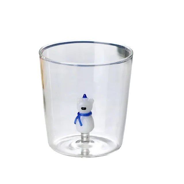 3D Built-in Animal Borosilicate Glass Cup (300ml)