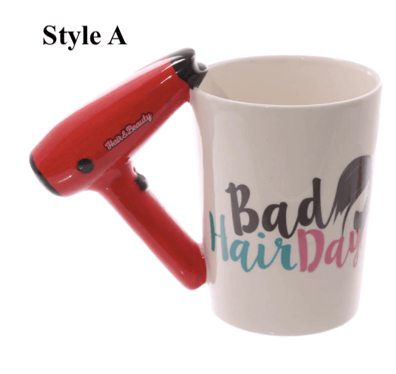 400ml Hair Dryer Ceramic Mug - huemabe - Creative Home Decor