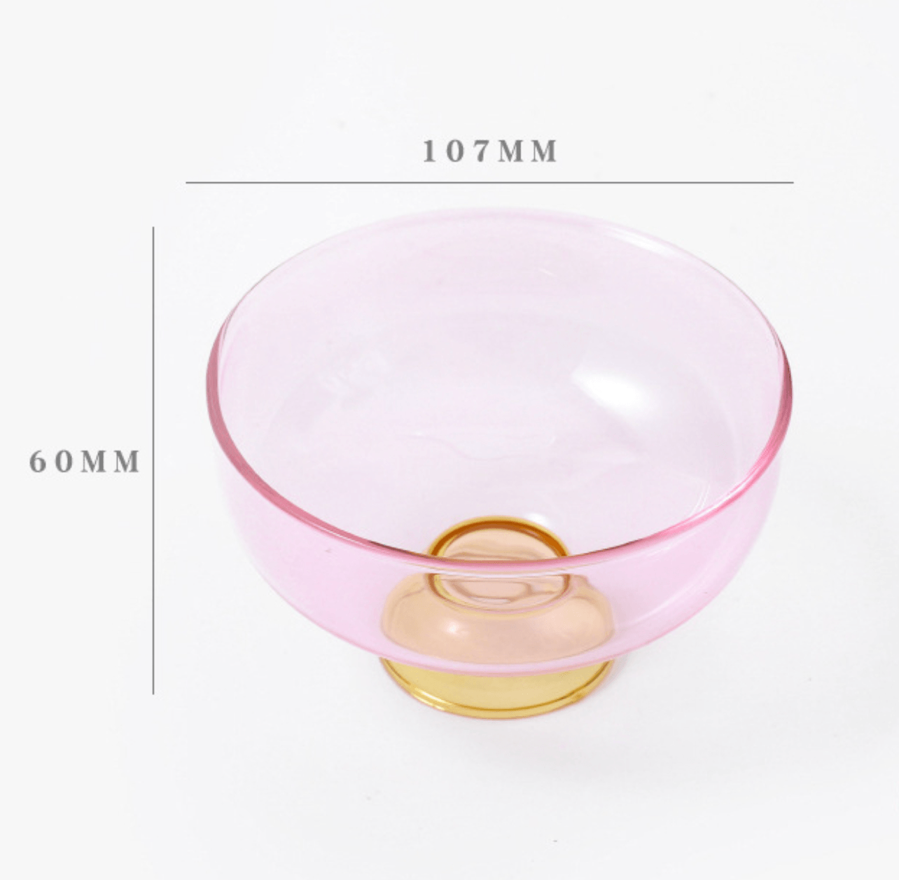 4inch Icecream Yoghurt Glass Bowl - huemabe - Creative Home Decor