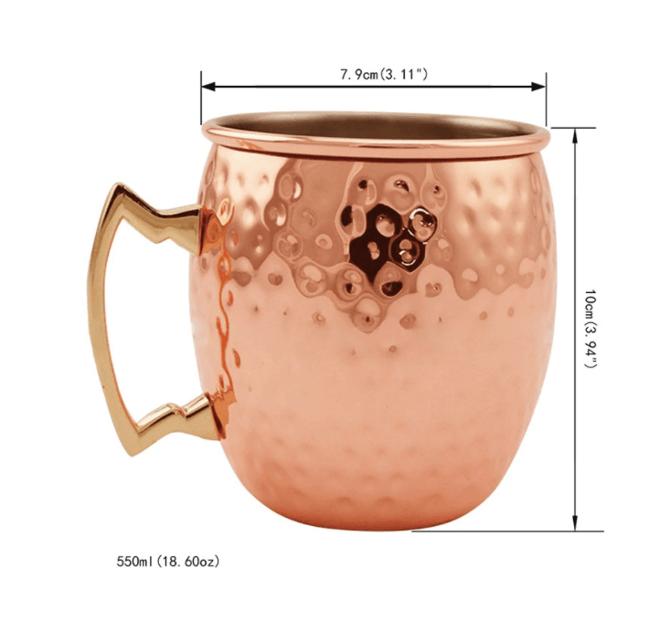 4pcs 550ml Moscow Mule Mug - huemabe - Creative Home Decor