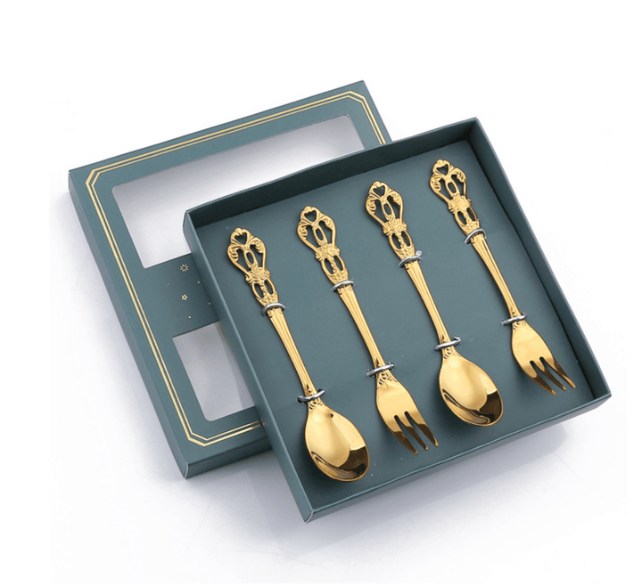4PCS Donut Candy Cutlery Set With Gift Box - huemabe - Creative Home Decor