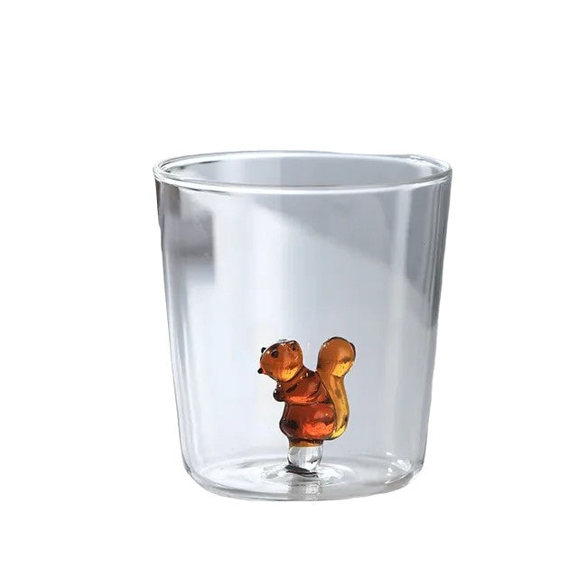 3D Built-in Animal Borosilicate Glass Cup (300ml)