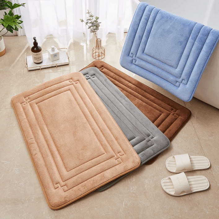 50x80cm Geometric Memory Foam Bathroom Mat Carpets - huemabe - Creative Home Decor