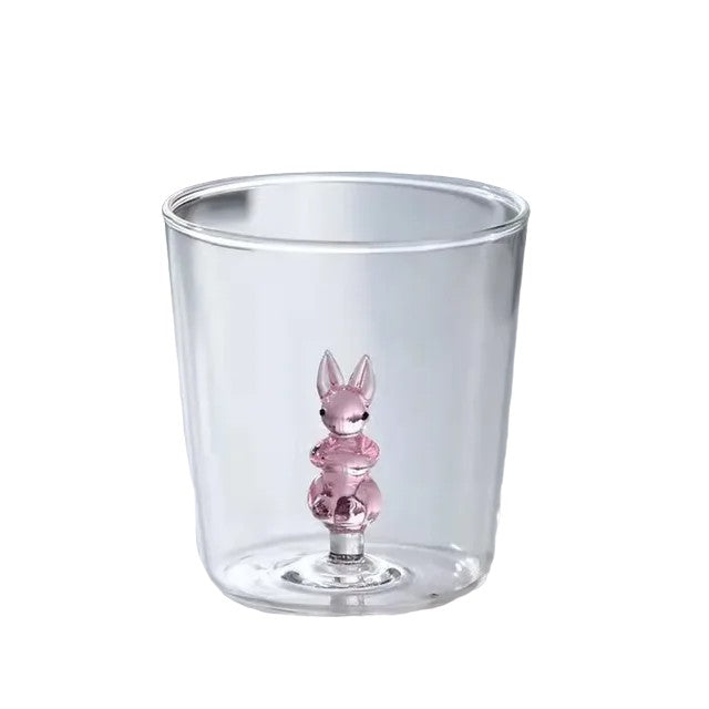 3D Built-in Animal Borosilicate Glass Cup (300ml)