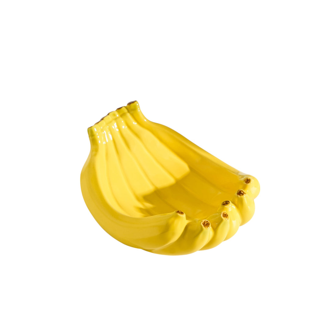 Banana Shape Ceramic Fruit Plate | Decorative Tray