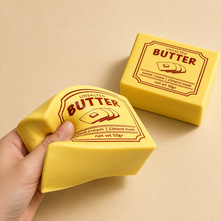 Butter Squishy Toy – Slow Rising PU Realistic Food