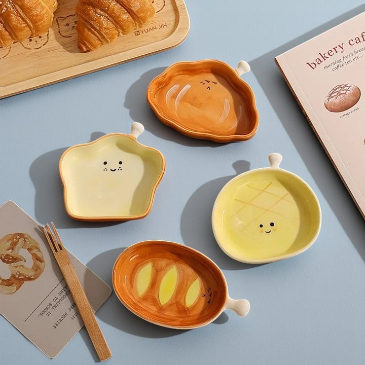 Ceramic Bread Design Plate