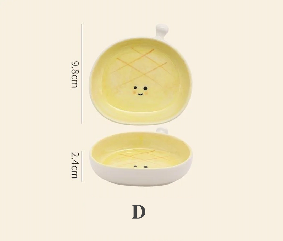 Ceramic Bread Design Plate