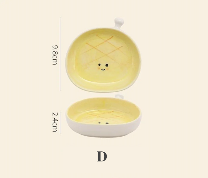 Ceramic Bread Design Plate