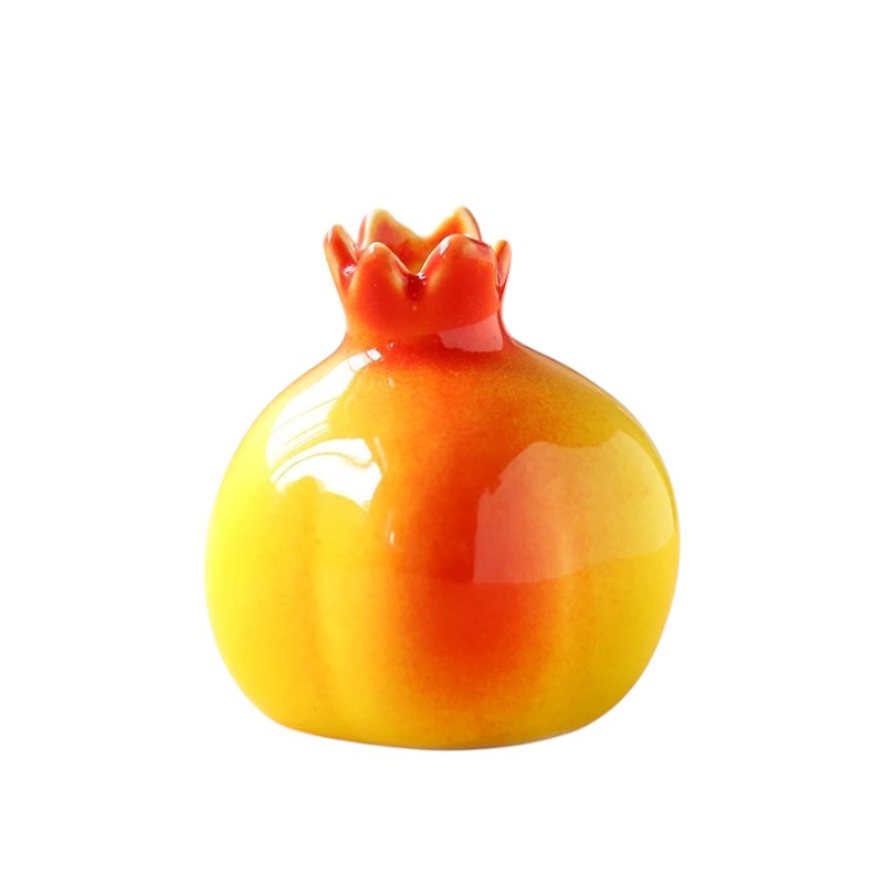 Ceramic Pomegranate Vase | Home Ornament