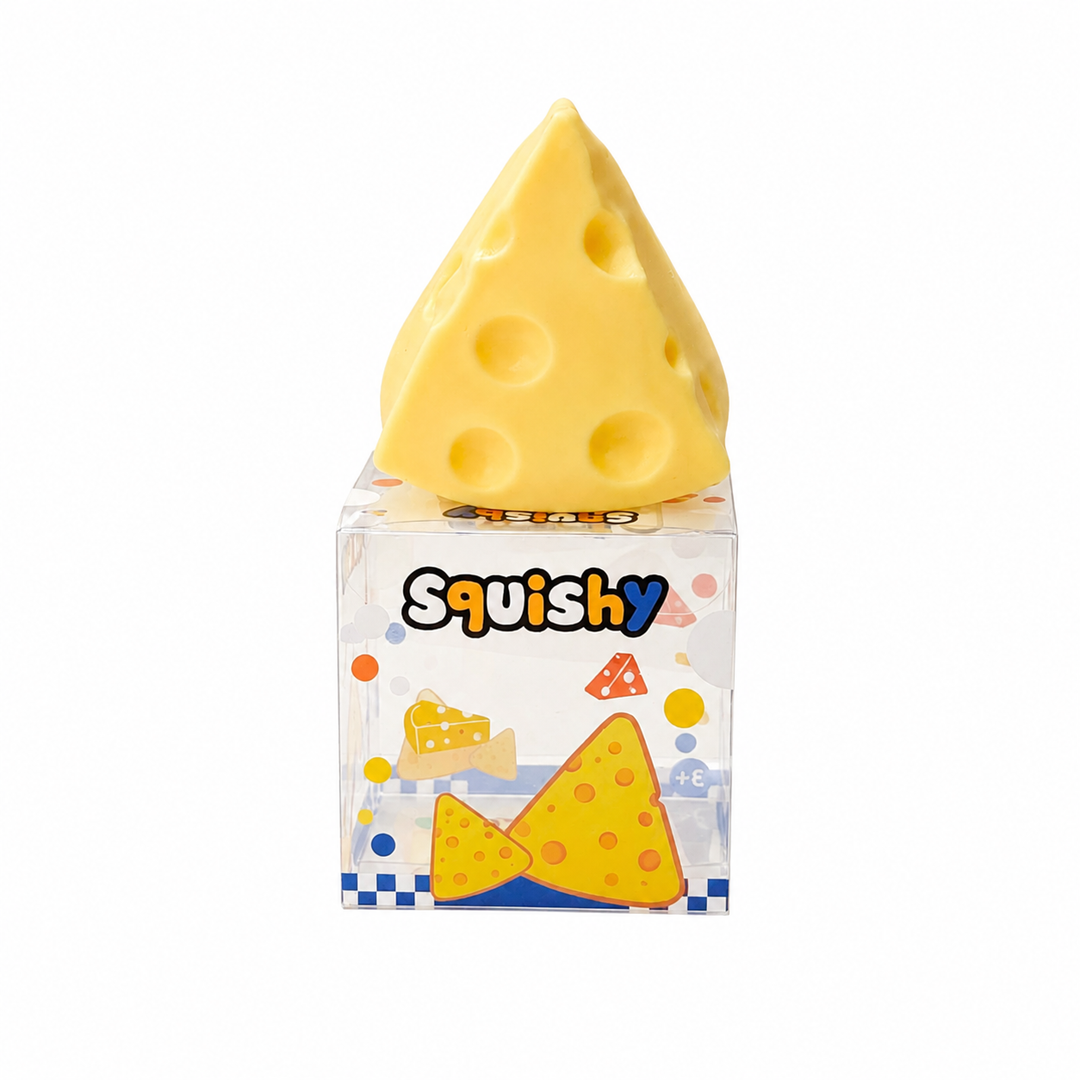 Cheese Squishy Toy, Slow Rising Stress Relief Fidget Squeeze