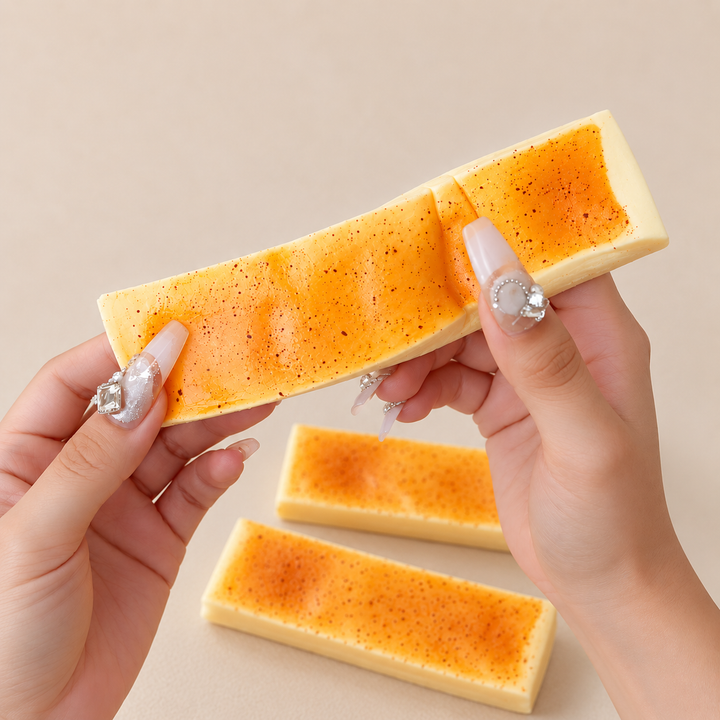 Cheesecake Squishy Toy – 14cm Slow Rising PU Stress Toy