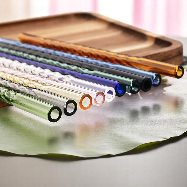 Colorful Borosilicate Glass Straw