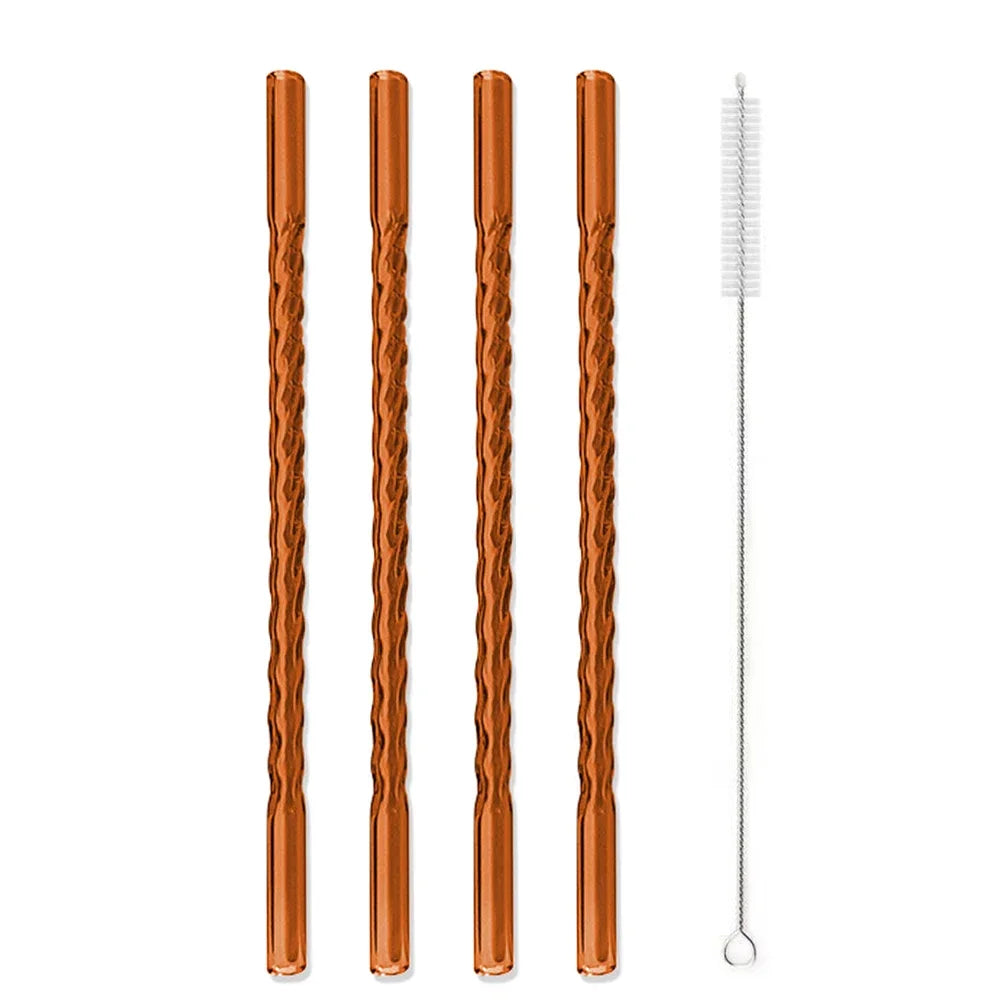 Colorful Borosilicate Glass Straw