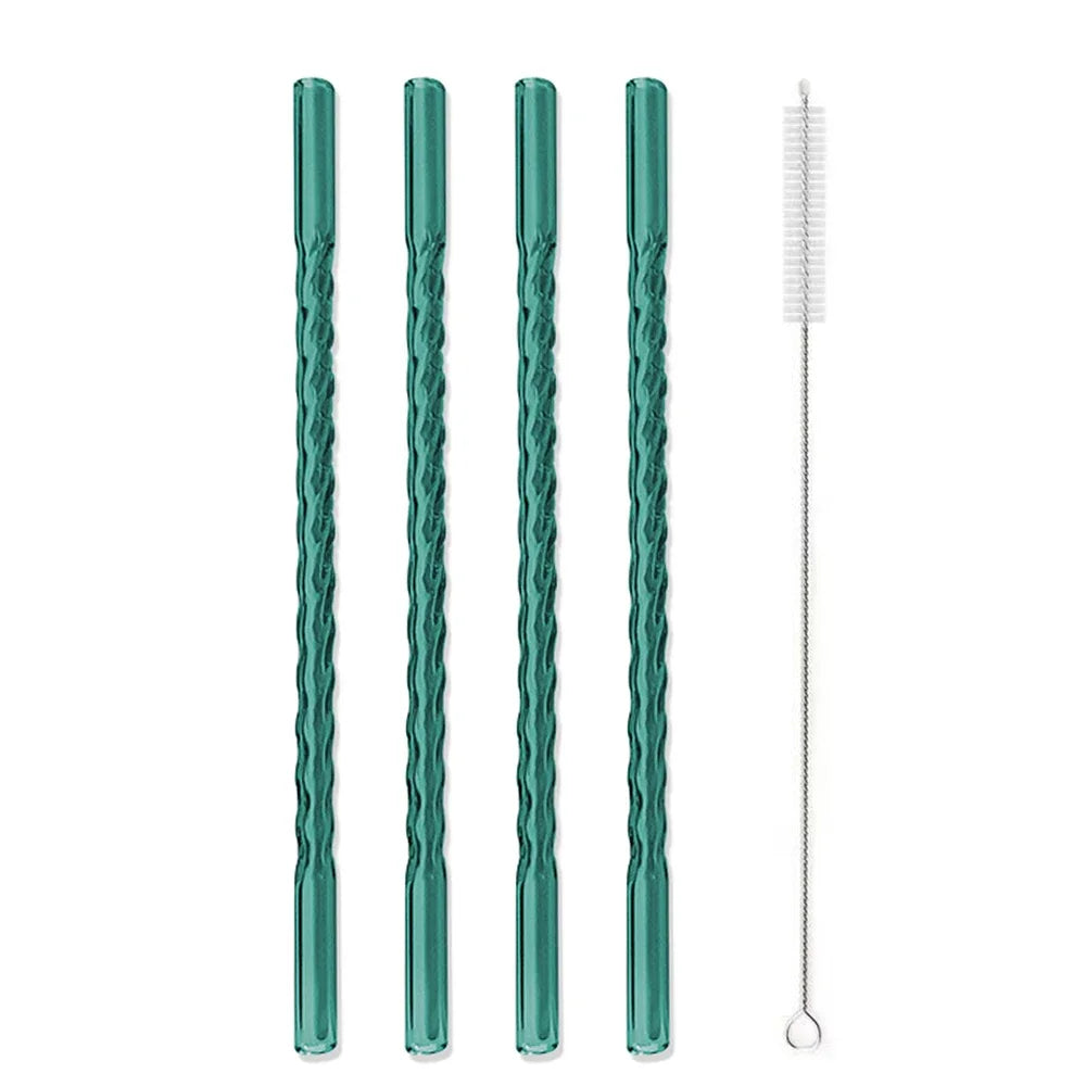 Colorful Borosilicate Glass Straw