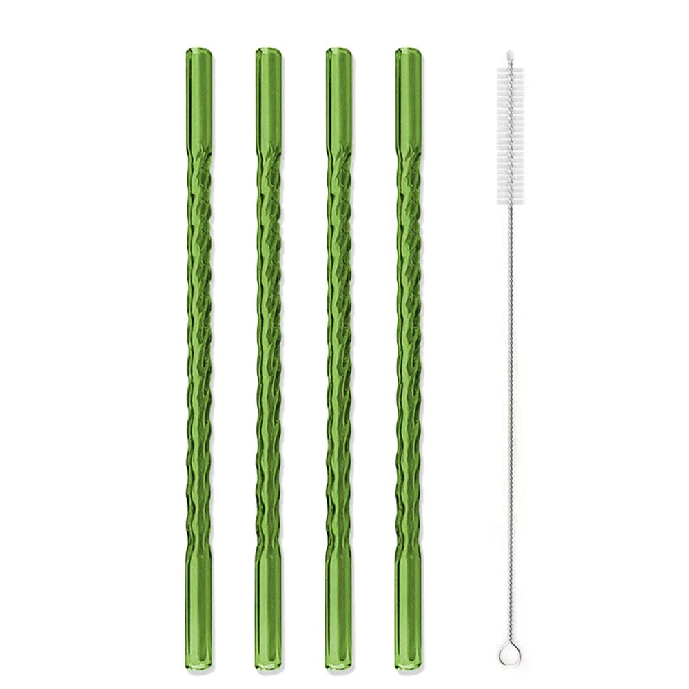 Colorful Borosilicate Glass Straw