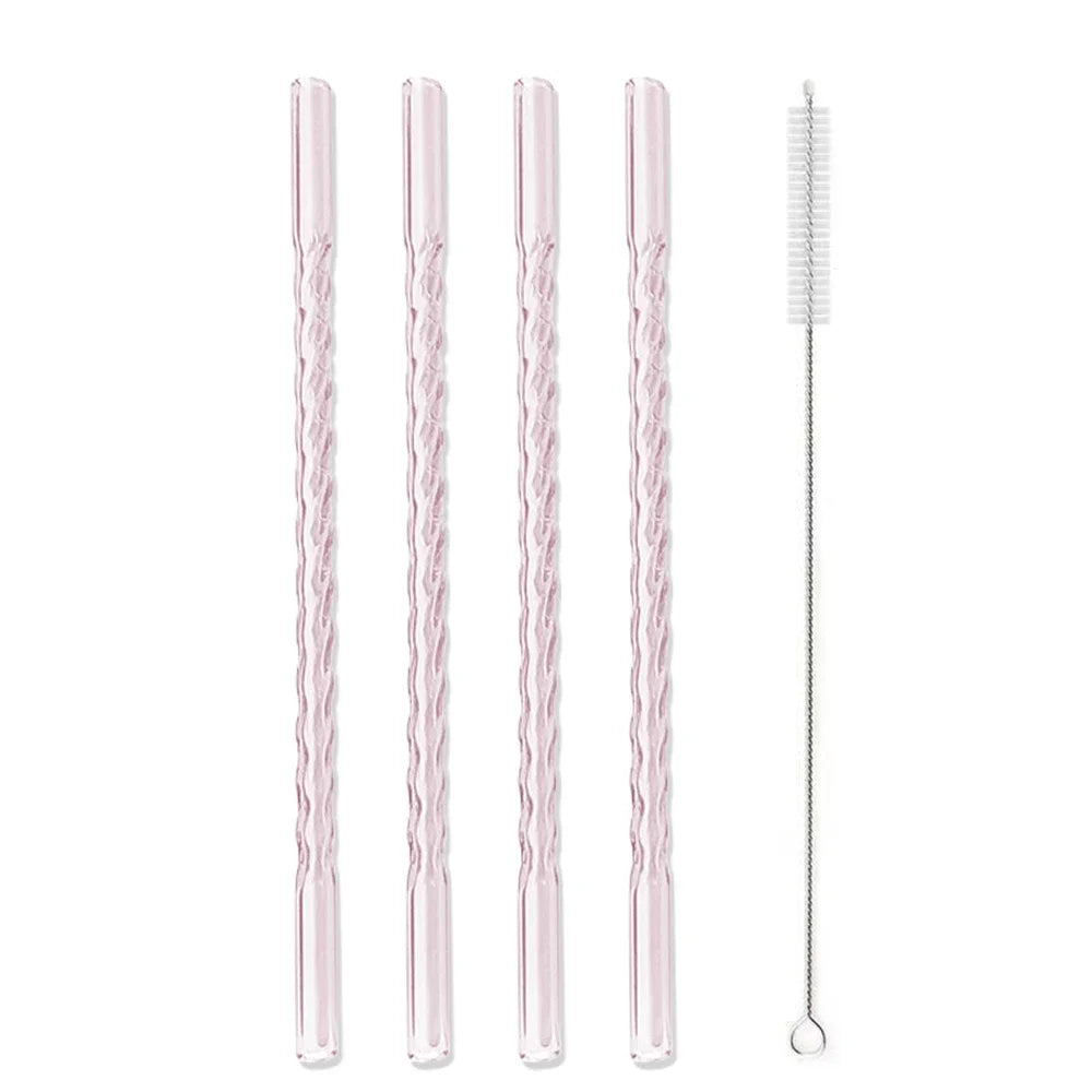 Colorful Borosilicate Glass Straw
