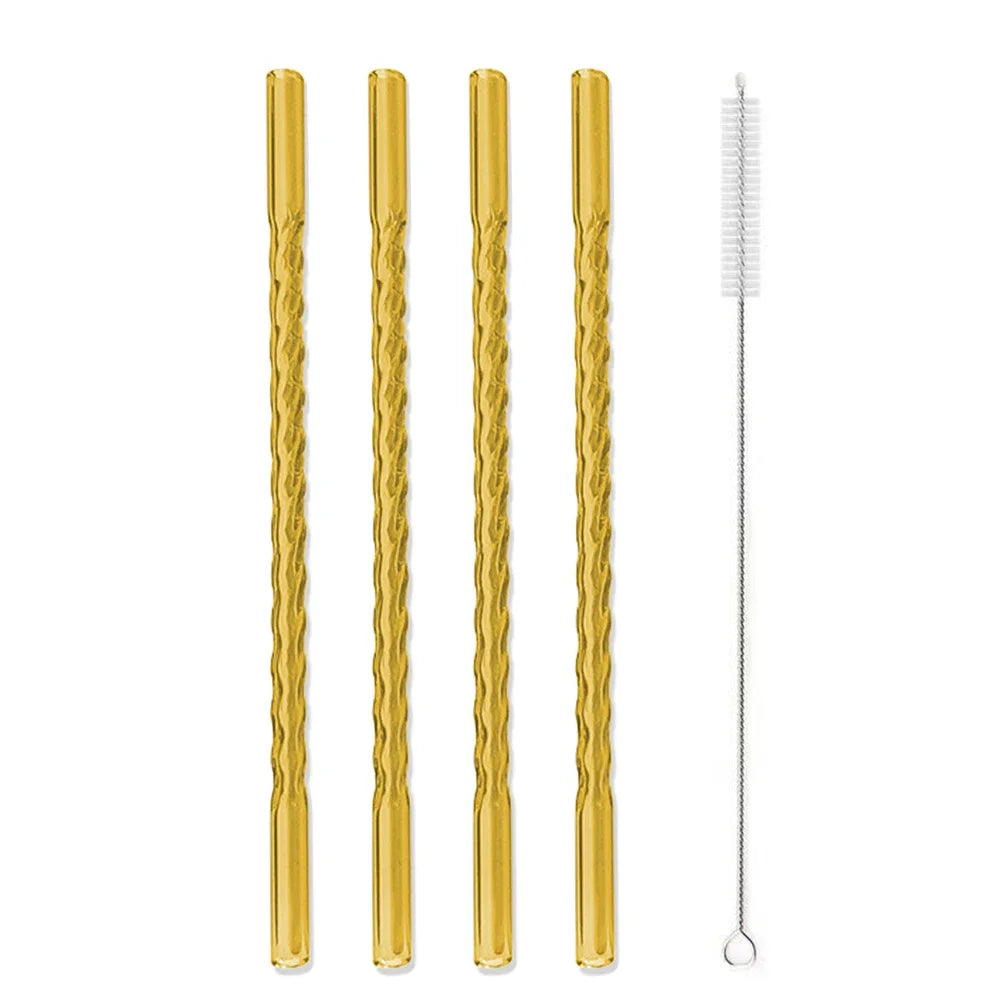 Colorful Borosilicate Glass Straw