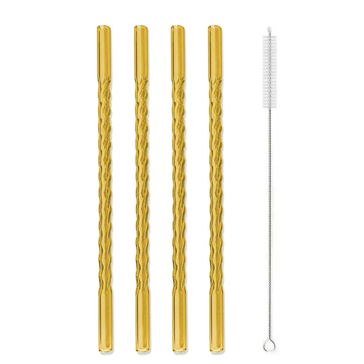 Colorful Borosilicate Glass Straw