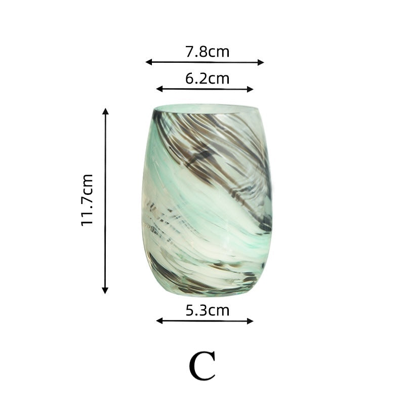 Colorful Crystal Glass Water Cup