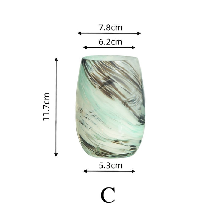 Colorful Crystal Glass Water Cup