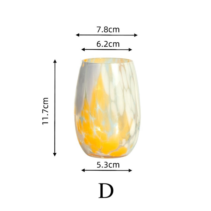 Colorful Crystal Glass Water Cup