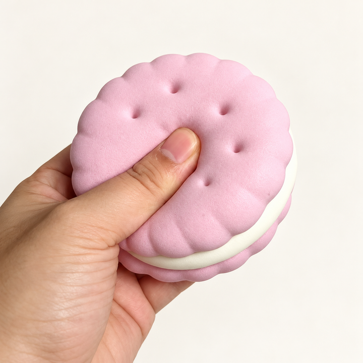 Cookie Squishy Toy -Slow Rising Cream Sandwich Stress Relief