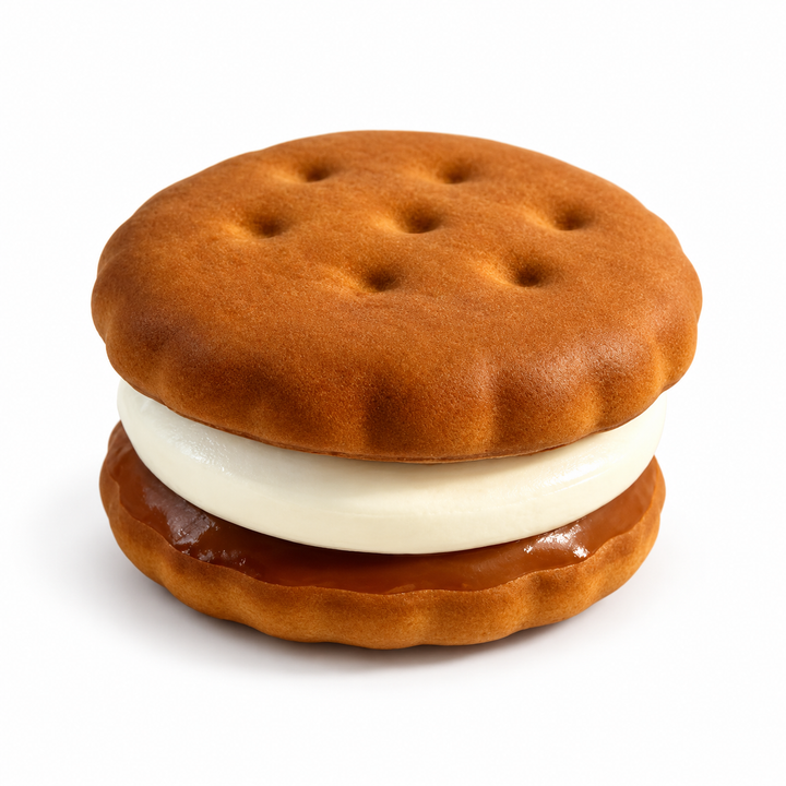 Cookie Squishy Toy -Slow Rising Cream Sandwich Stress Relief
