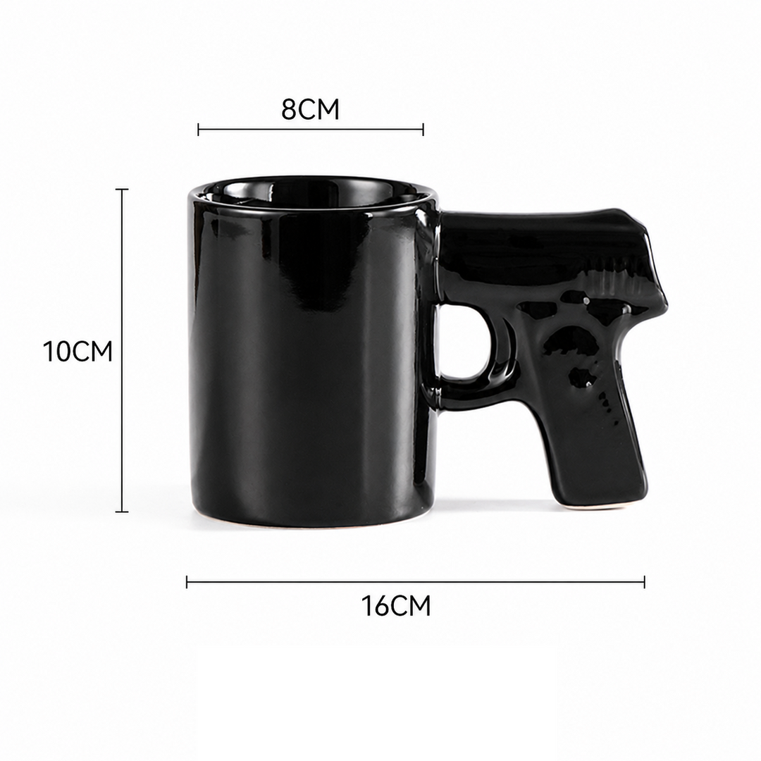 Novelty Gun Handle Mug Ceramic Coffee Cup