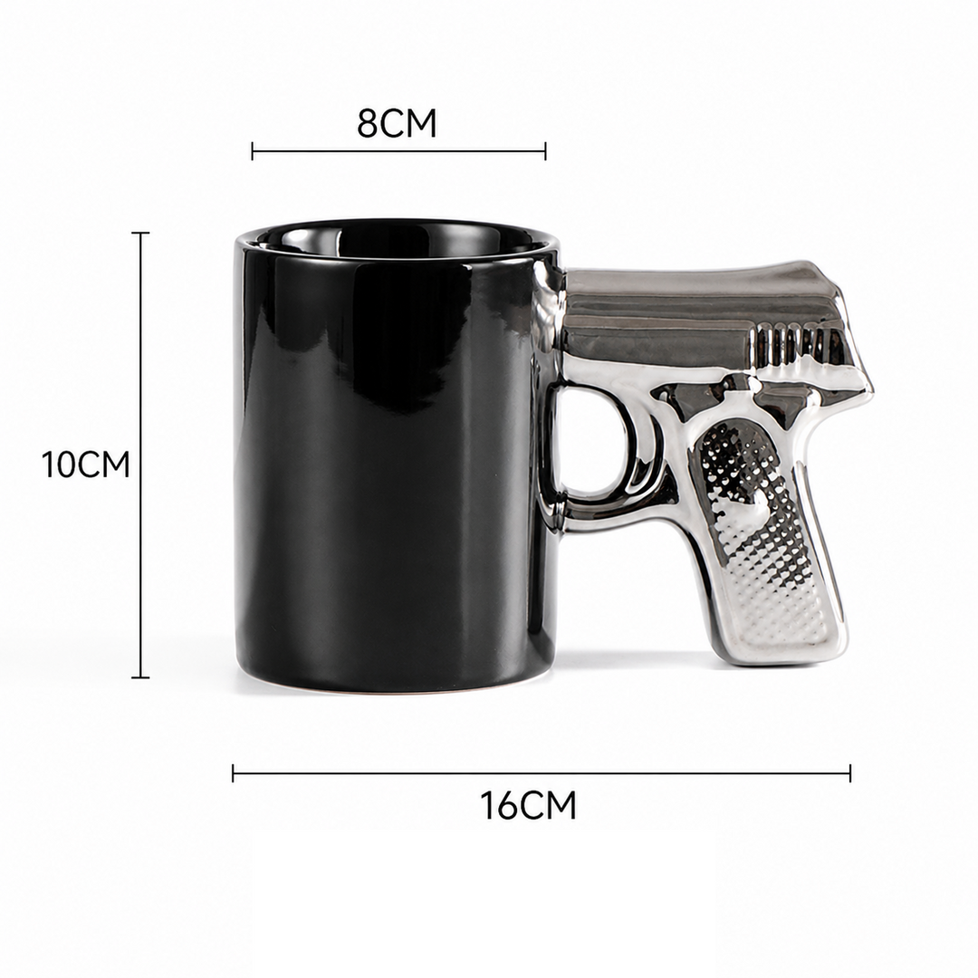 Novelty Gun Handle Mug Ceramic Coffee Cup