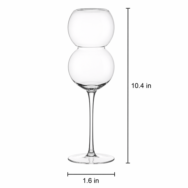 Creative Ball Shape Crystal Champagne Glass