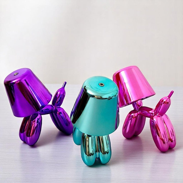 Creative Balloon Dog Table Lamp | Portable & Rechargeable