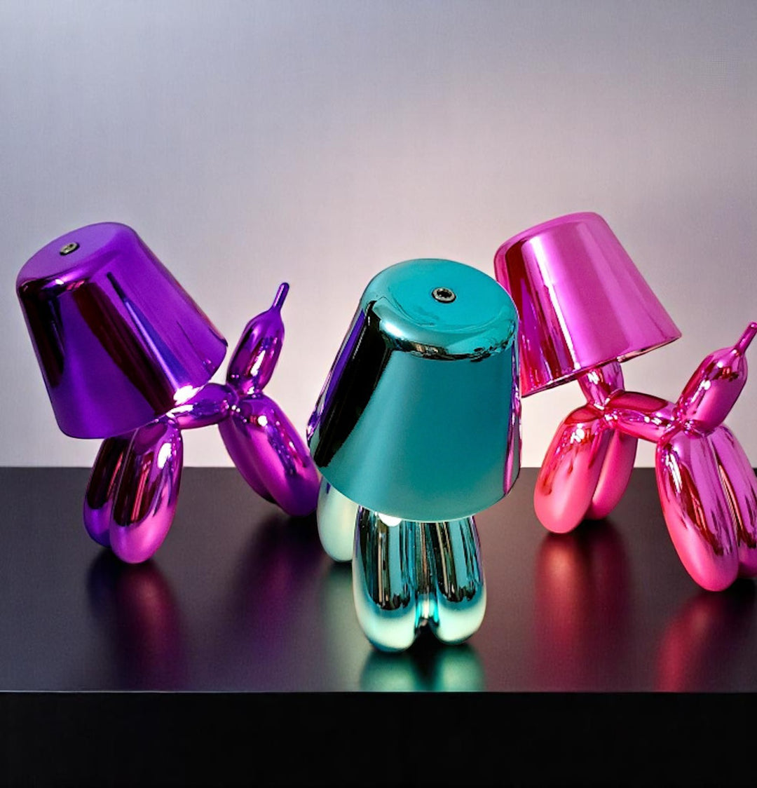 Creative Balloon Dog Table Lamp | Portable & Rechargeable