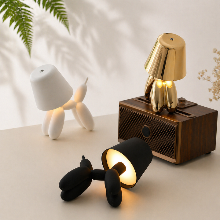 Creative Balloon Dog Table Lamp | Portable &amp; Rechargeable