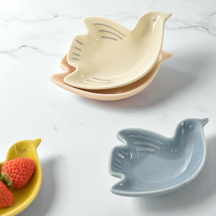 Creative Bird Shape Ceramic Small Dish | Sauce Plate