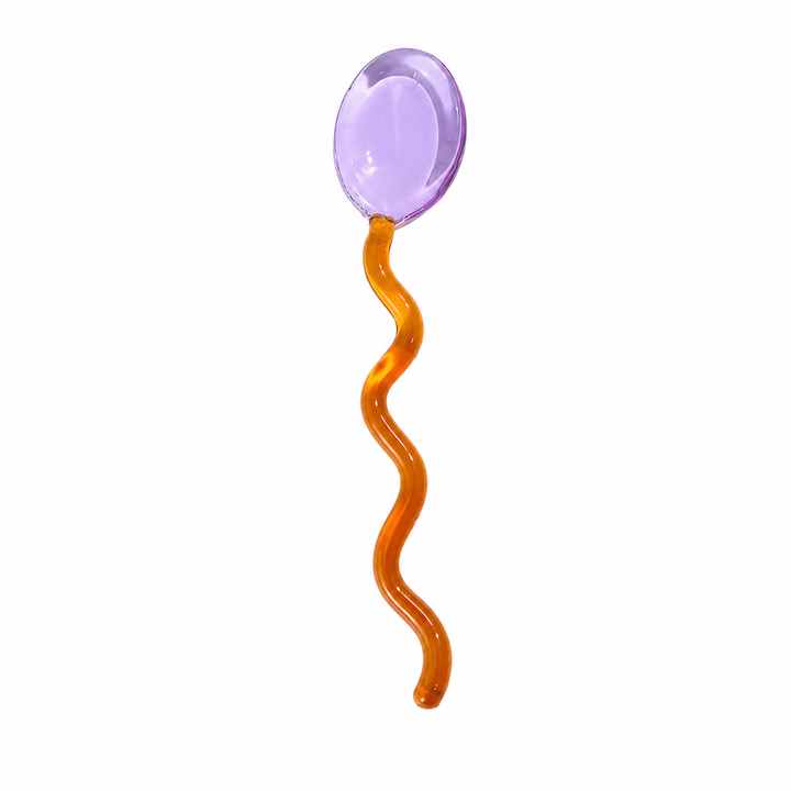 Creative Colored Glass Stirring Spoon