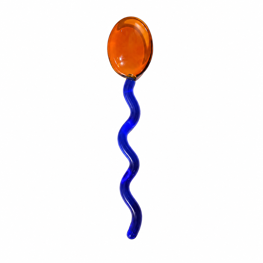 Creative Colored Glass Stirring Spoon